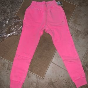 Never worn, champion reverse weave joggers